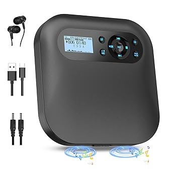 Amazon.co.jp: CDプレーヤー Bluetooth5.2対応スピーカー内蔵 FM